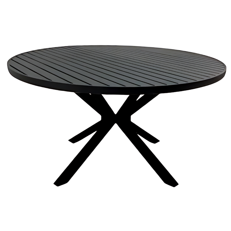 Mesa Paris Ripada em Alumínio